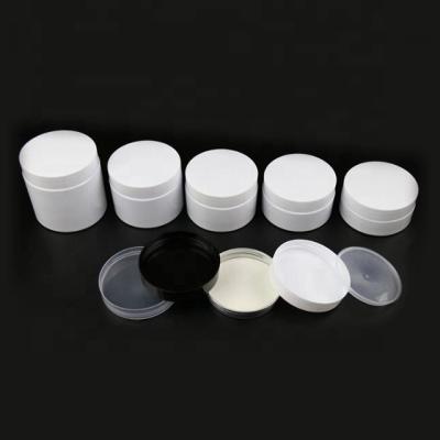 China Custom Wholesale High Level Personal Logo Label Matte Printing Process Small Pet Stackable Color Packaging Cosmetic Jar for sale