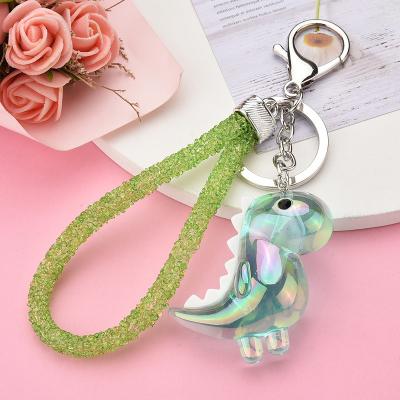 China New Fashional Doll Souvenir Gifts Dinosaur Pendant Keychain Charm Key Chains Creative Acrylic Cute Animal Car Bag for sale