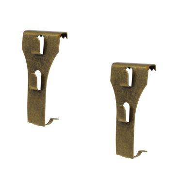 China Dongguan Popular Factory OEM Metal Brick Clip Hook Metal Rosette Brick Hook for sale