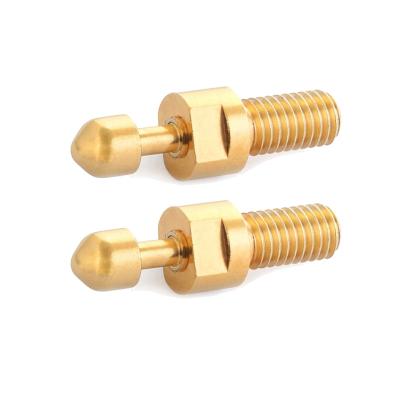 China All Custom Machining Brass Gold Plated Cnc Stainless Steel Pogo Pin Connector for sale