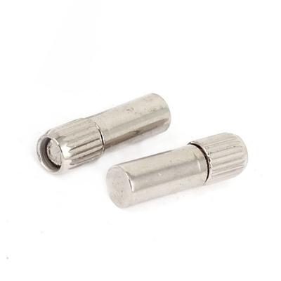 China Custom Steel Galvanized Flat Head Pin High Precision Stainless Steel Knurled Straight Dowel Pin With Round Collar for sale