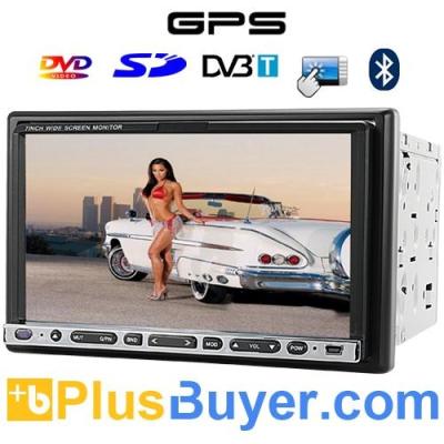 China Road Warrior - 7 Inch Touchscreen Car DVD Player with Dual Zone, GPS, DVB-T for sale