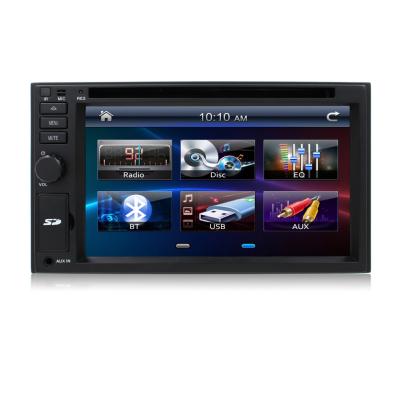 China Double dins car DVD player  withSD/USB/Bluetooth no navigator for sale