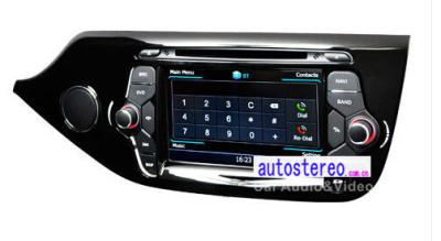 China carro DVD estereofónico de Hyundai Sat Nav da tela de toque do ruído do dobro do wifi 3G para o reprodutor de DVD de Kia Ceed GPS à venda