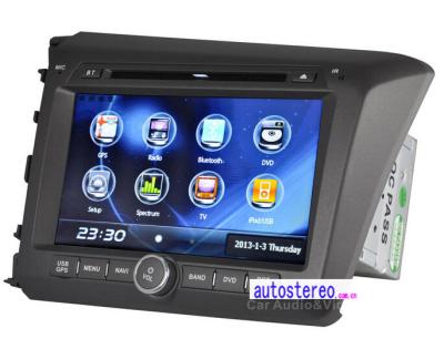 China 8 Inch Multi-language Autoradio for Honda Civic GPS Sat Navigation System for sale