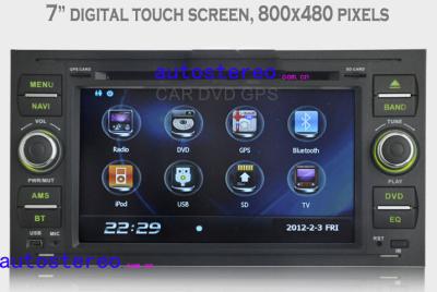 China DVD SD USB Dual Zone Ford Car Stereo for Ford Focus S-max Galaxy Transit Kuga GPS for sale