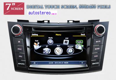 China Multimedia for Suzuki Swift Stereo GPS Navigation DVD Auto Radio Satnav Headunits for sale