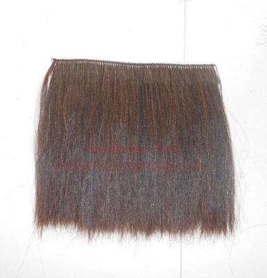 China Natural Tapered or Blunt Cut Horse Hair Mane Extensions and Wefts for Rocking Manes and Ponytail Extension in 18