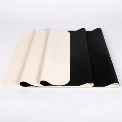 China Eco-Friendly Wholesale Yoga Exercises Non Slip Natural Suede Rubber Non-Toxic Yog Mat for sale