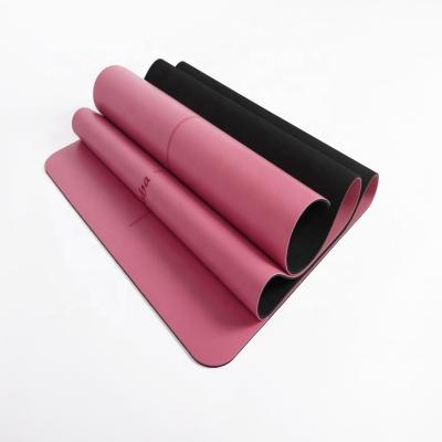 China Power grip Anti-skid Anti-slid strong grip custom logo color pu rubber yoga mat for sale