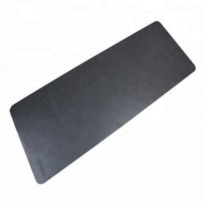 China Unique Natural Recyclable Rubber Black Power Grip PU Yoga Mat for sale