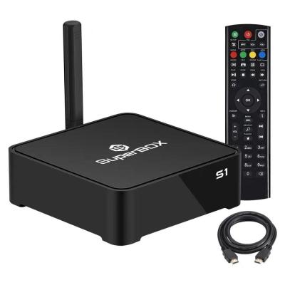 China SuperBox S1 Android 4k free htv life time channels north american free iptv program mexico usa canada free iptv program for sale