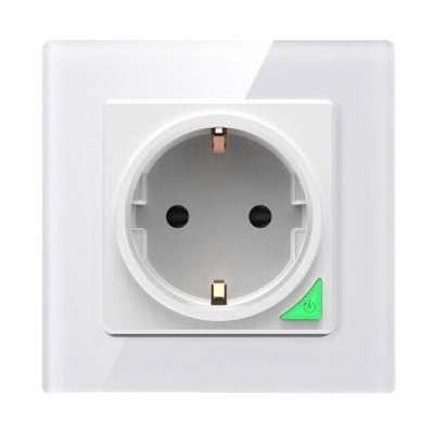 China Tuya Residential / Multi-Purpose WiFi EU Plug Smart Universal Wall Mounted Work With Amazon Alexa And Google Home for sale