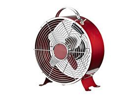 China 9 Inch Air Circulator Electric Table Fan Round Vintage 60HZ Retro Style for sale