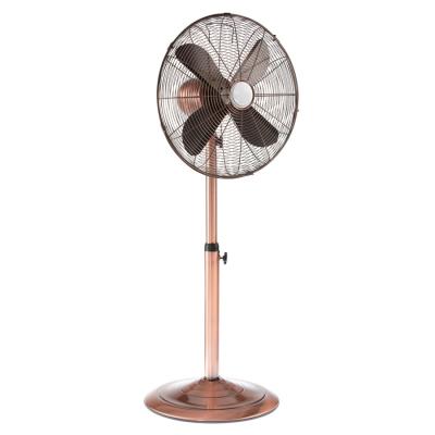 China 40cm 65W 3 Speed Retro Standing Fan Stong Wind With Finish Air Circulate for sale