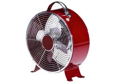 China Vintage Portable Retro Metal Table Fan 4 Aluminium Blades Low Noise for sale