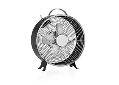 China 2 Speed 25W 9 '' Retro Desk Fan Air Cooler , Low Noise Metal Tabletop Fan for sale