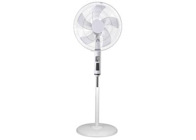 China 400mm Three Blades Electric Stand Fan With Round Base , Remote Control Pedestal Fan for sale