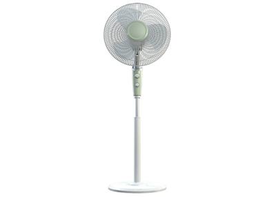 China Manual Type Electric Stand Fan 65W 110V 50Hz 3 Speed With Plastic Blades for sale