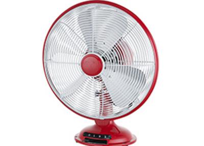 China Solid Metal Desk Fan 3 Speed Oscillating Brushed Metal Nickel ETL Listed for sale