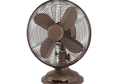 China Retro electric Table Fan 3-speed 2 round plug copper motor CE CB VDE for sale