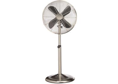 China 400mm 16 Inch Pedestal Fan 3 ABS Blades Three Speed Brushed Stainless Steel for sale