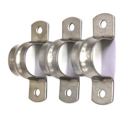 China Durable Wholesale Stainless Steel Saddle Pipe Clamps for sale