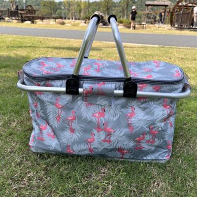 China Wholesale Fashion Reusable Thermal Lunch Bag For Kids Women Men Waterproof Insulated Cooler Bag For Work Picnic Hiking for sale