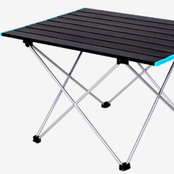 China Modern Custom Outdoor Portable Picnic Aluminum Alloy Egg Roll Camping Foldable Super Lightweight Folding Table for sale