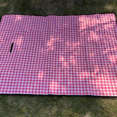 China Custom Logo Foldable Outdoor Sand Proof Waterproof Lightweight Durable Picnic Hiking Beach Blanket Camping Mat for sale