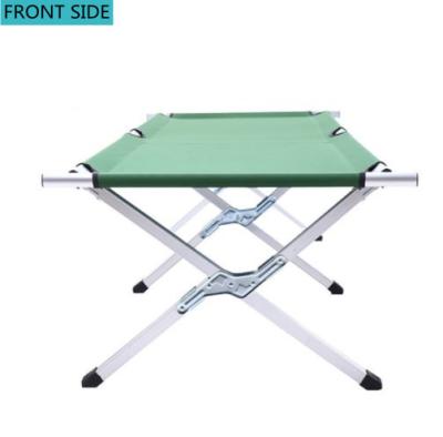 China Outdoor Camping Raising Folding Bed Hot Selling Four-Season Folding Sleep Moving Bed Metal Army Travel Lightweight Portable Lightweight Crib Outdoor Camping Bed for sale