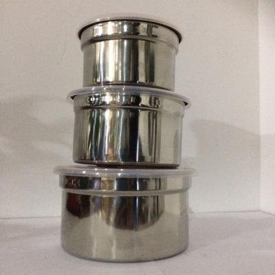 China 3 PCS Stainless Steel Box Viable Cool Bowl for sale