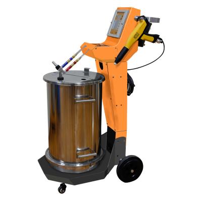 China Metallic Surface Coating Metal Parts Wood Effect Finish Powder Coating Spray Painting Machine for sale