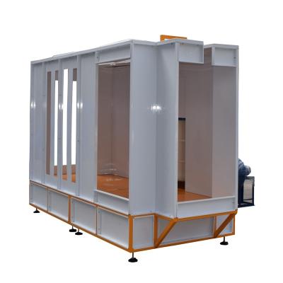 China Automatic Metals Coating LPG Tank Wheel Industrial Powder Spray Paint Chamber Coating Booth for sale