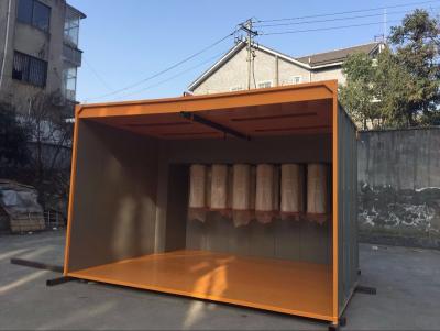 China Electrostatic Metal Coating Powder Paint Booth For Alloy Wheel for sale