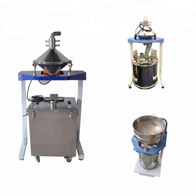 China Powder Coating Horizontal Molecular Vibrating Powder Sieving Machine With Screen for sale