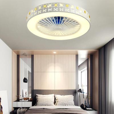 China Wholesale Energy Saving Remote Control Hidden Blade Led Motion Fan Dimmable Ceiling Light for sale