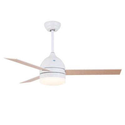 China ABS+Copper+Iron+Solid wood+Glass China Supplier Traditional Solid Wood Blades Ceiling Fan with Light and Remote Control for sale