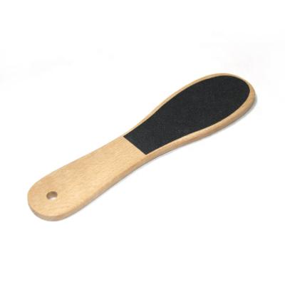 China China High Quality Eco-friendly Pedicure Tools Foot Remover Wooden Handle Remove Dead Skin Nail Foot File for sale