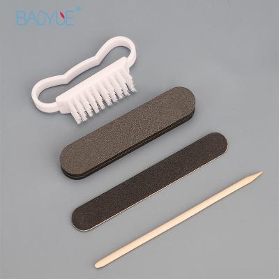 China 4pcs/Set Plastic Disposable Pedicure Kit Disposable Manicure Kit Disposable Mani And Pedicure Set DIY Manicure Tool Kits Nail Tools for sale