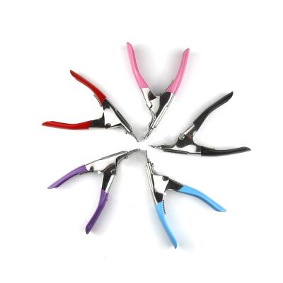 China Nail Art Beauty Stainless U-shaped word nail clipper steel manicure cutting tools nail scissors nail pliers for sale