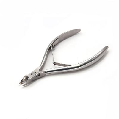 China Low MOQ Soft Cut Professional Manicure Tools Callus Remove Clipper Stainless Steel Cuticle Nail Nipper for sale