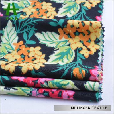 China For Polyester Knit Fabric Shaoxing Textile Plain Span Liganete Floral Printed Polyester Knit Fabric for sale