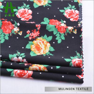 China For Flower Polyester Printed Fabric Shaoxing Mulinsen Liganete Knit FDY Flower Polyester Printed Fabric for sale