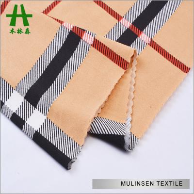 China New Fashion Single Polyester Spandex Stretch Textile Shaoxing Mulinsen Fabric for sale