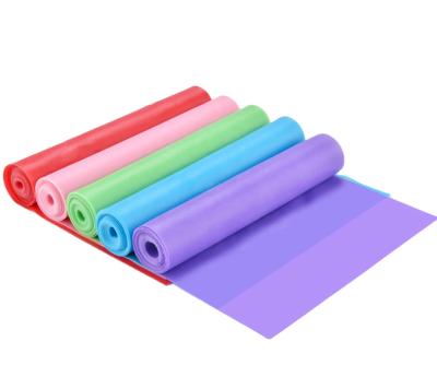 China Wholesale Cheap Custom Yoga Booty Latex Pink Yoga Exercise Equipment Logo Workout Exercise Loop Elastic Resistance Band For Home Exercise for sale