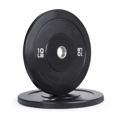 China Durable Standard Professional Wholesale Barbell Bumper Plate Black Custom Weight Plates For Gym Center for sale