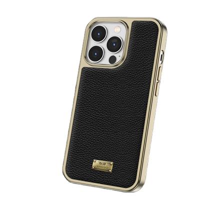 China Keephone Shockproof OEM For iPhone 13 Pro Phone Leather Case Max Total Protection Flip Plating Laser Phone Case for sale