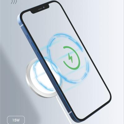 China OEM Keephone Magnetic Wireless Charger 15W Wireless Charger Type C Input For iPhone 12 And 13 Fast Charging for sale