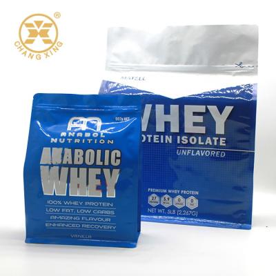 China Packaging Bags Whey Protein Powder Bag Heavy Barrier Aluminum Foil Zipper Packaging Protein Packaging for sale